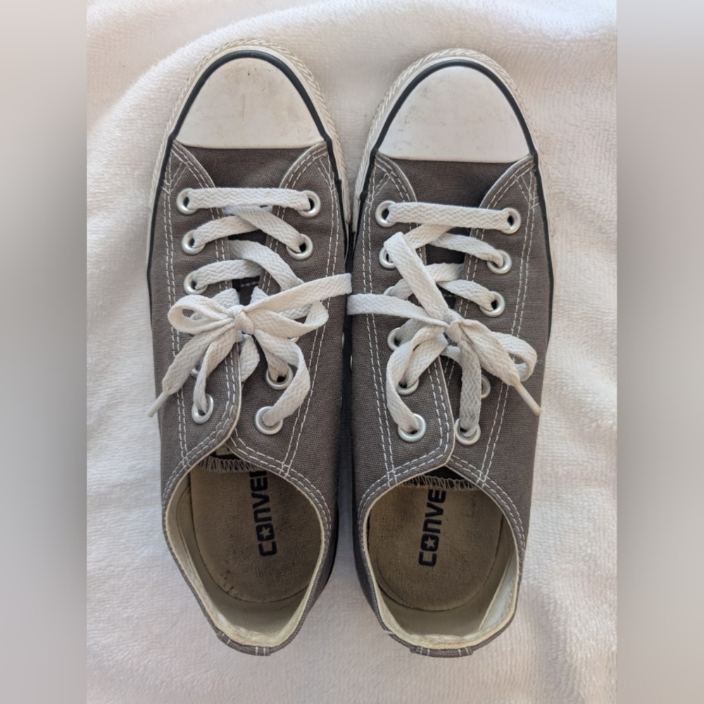 Converse Gray and White Women's Sneakers